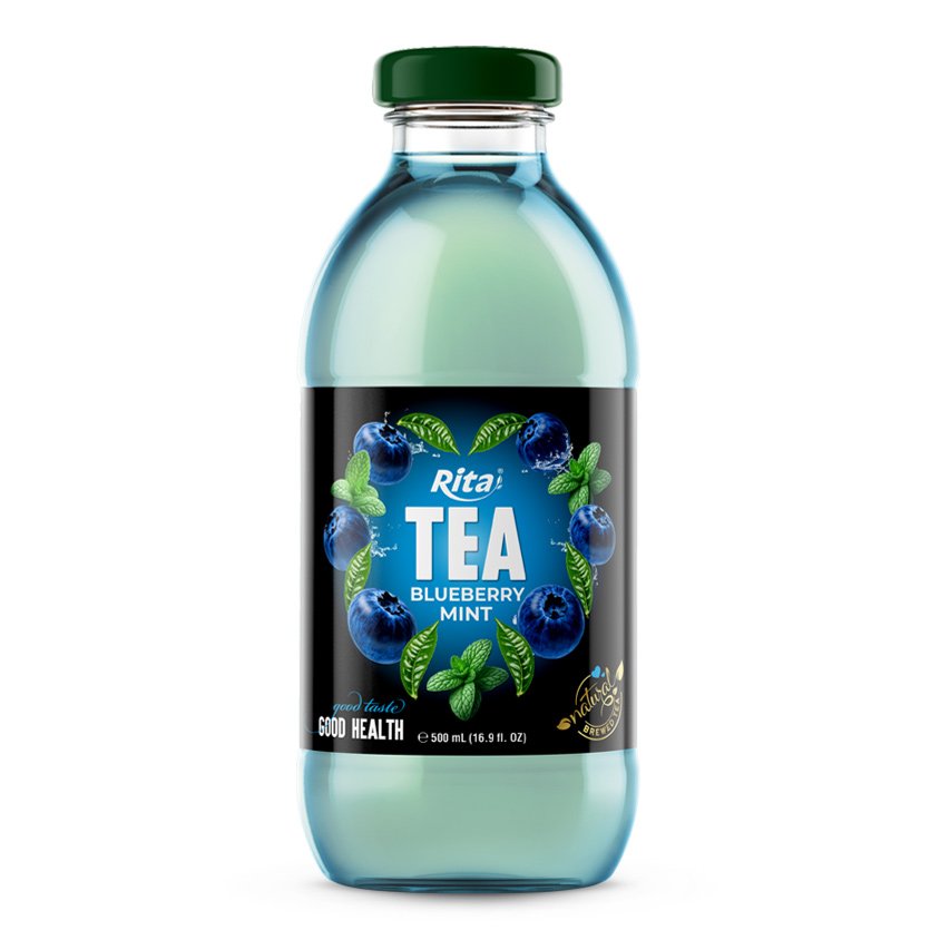 Tea drink 500ml glass bottle 03