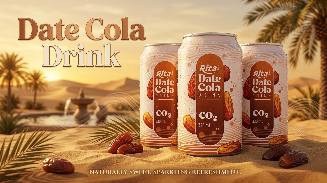 Date Cola Drink in can Rita
