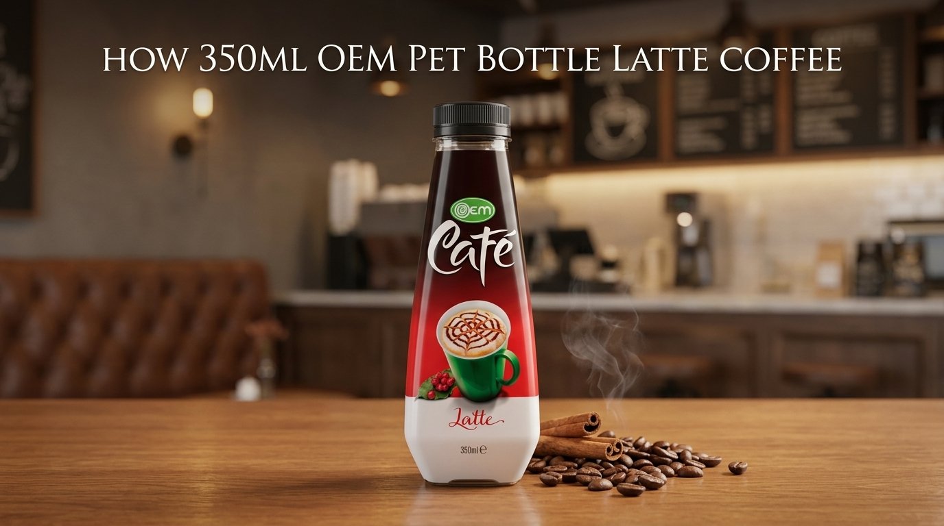 350ml OEM Pet Bottle Latte Coffee