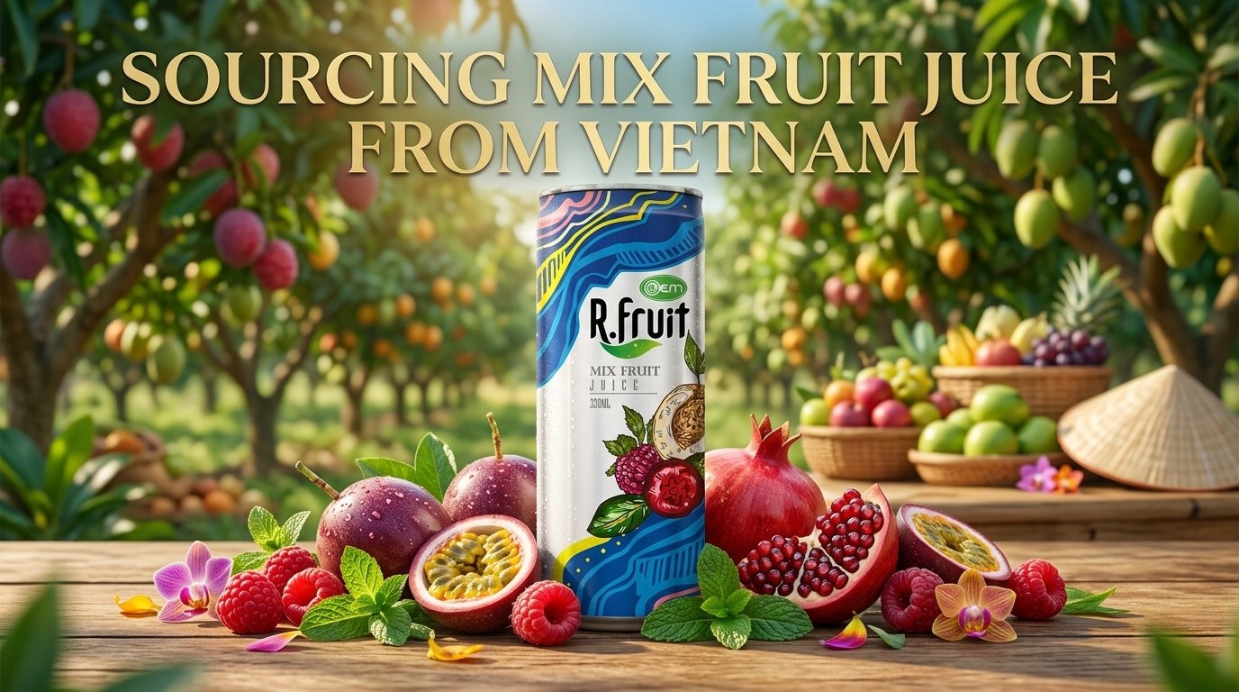 330ml Canned OEM Mix Fruit Juice
