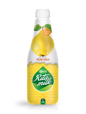 1.25L OEM PP bottle Pear Milk Drink