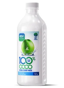 100% COCO natural coconut water 1L PET bottle  ACF
