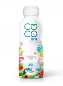 100 Coconut water fresh with strawberry