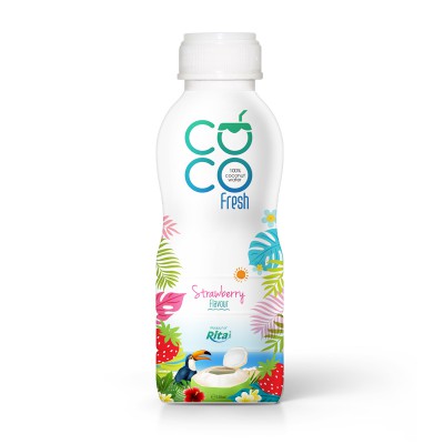 100 Coconut water fresh with strawberry