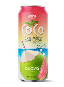 100 pure Coconut water with Pulp and guava flavour