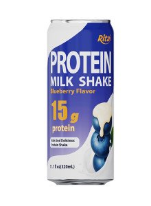 11.1 fl oz Rita Protein Milk Shake Drink Blueberry Flavor