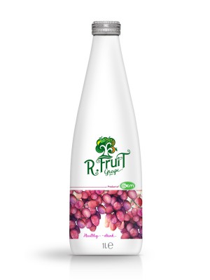 1L OEM Glass bottle Grape Juice