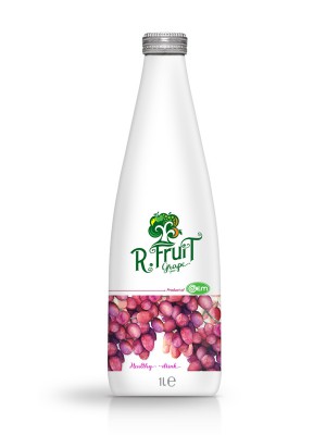 1L OEM Glass bottle Grape Juice