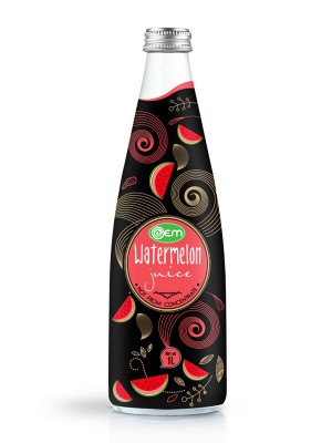 1L OEM Glass bottle Watermelon Juice
