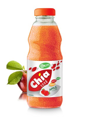 250ml OEM Apple Flavor Chia Seed