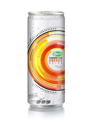 250ml OEM Carbonated Energy Drink