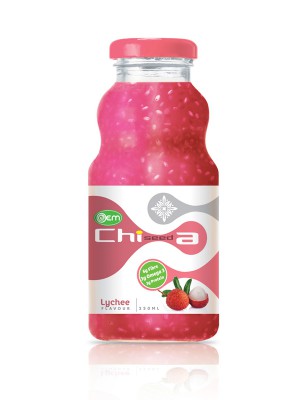 250ml OEM Chia Seed Lychee Flavor