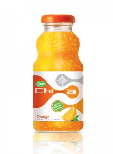 250ml OEM Chia Seed Orange Flavor