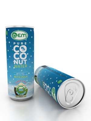 250ml OEM Coconut Water with Pulp