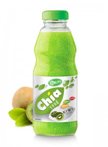 250ml OEM Kiwi Flavor Chia Seed