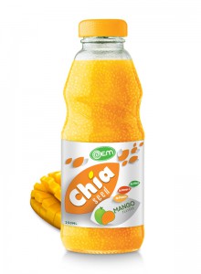 250ml OEM Mango Flavor Chia Seed