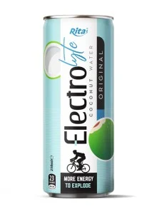 250ml cans Electrolyte Coconut water original 250ml cans Electrolyte Coconut water original