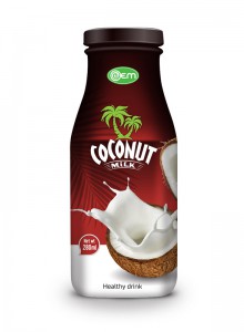 280ml OEM Glass bottle Coconut Milk