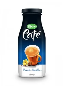280ml OEM Glass bottle French Vanilla Coffee 280ml OEM Glass bottle French Vanilla Coffee