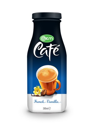 280ml OEM Glass bottle French Vanilla Coffee