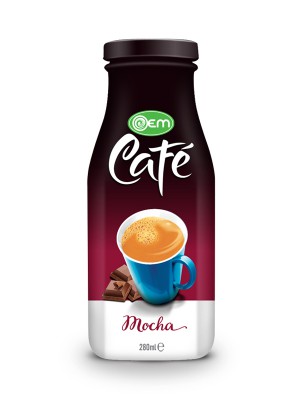 280ml OEM Glass bottle Mocha Coffee