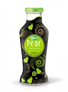 280ml OEM Glass bottle Pear Juice 280ml OEM Glass bottle Pear Juice