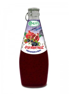 290ml OEM Basil Seed with Pomegranate & Berry