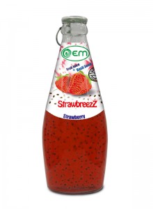 290ml OEM Basil Seed with Strawberry