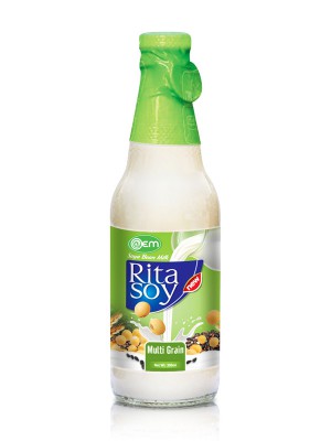 300ml OEM Glass bottle Soy Milk