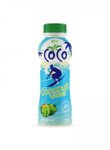 300ml Pet bottle COCO 100 pure coconut water original nutrition healthy