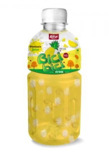 Natural Bici Bici Brand Pineapple Juice With Nata De Coco 