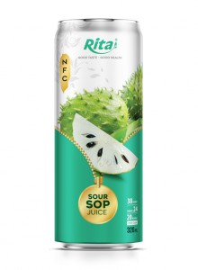 320ml real tropical soursop fruit juice not from concentrate