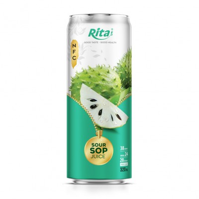 320ml cans soursop fruit juice not from concentrate