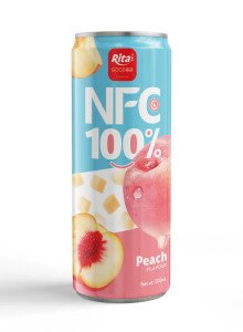 Rita NFC 100% Peach Juice Drink 330ml Can