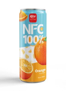 Rita NFC 100% Orange Juice Drink 330ml Can