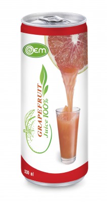 330ml Canned OEM Grapefruit Juice