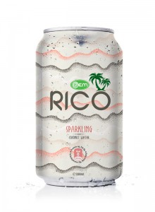 330ml Canned OEM Sparkling Coconut Water