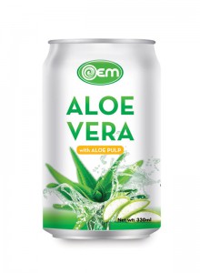 330ml OEM Aloe Vera with Aloe Pulp