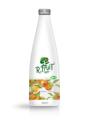 330ml OEM Glass bottle Apple Juice Drink