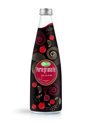 330ml OEM Glass bottle Pomegranate Juice