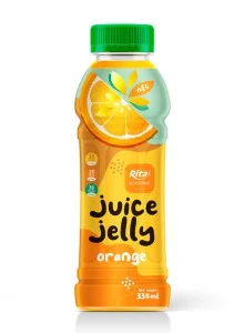 330ml natural  orange juice jelly
