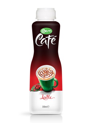 350ml OEM PP bottle Lattle Coffee