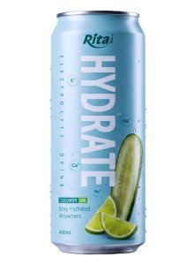 490ml Cucumber and Lime Electrolyte Juice Drink in Aluminum Can 490ml Cucumber and Lime Electrolyte Juice Drink in Aluminum Can