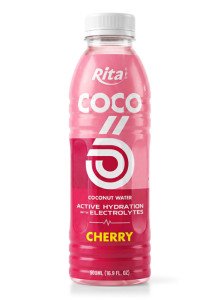 500ml Active Hydration Coconut Water with Electrolytes – Cherry Flavor 500ml Active Hydration Coconut Water with Electrolytes – Cherry Flavor