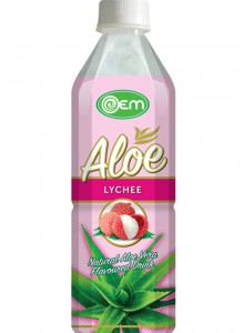 500ml OEM Aloe Vera With Lychee