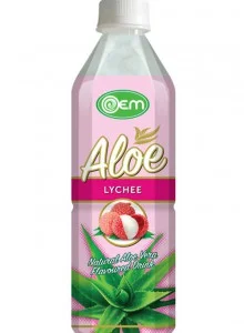 500ml OEM Aloe Vera With Lychee