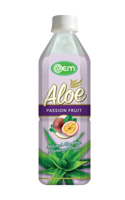 500ml OEM Aloe Vera With Passion Fruit