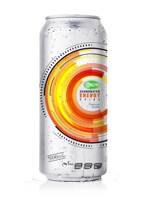 500ml OEM Carbonated Energy Drink