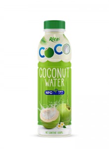 500ml Pet bottle pure coconut water energy drink