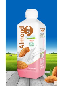 Almond milk drink no sugar 1000ml PP bottle